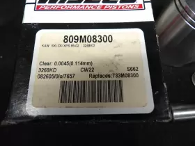 809M08300 KAWASAKI Wiseco Piston Sxi Zxi Rings 750 #2