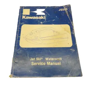 Kawasaki 99920-1496-01 1982 - 1983 Jet Ski Js550 550 Service Manual 99963-0051-01 Kawasaki 99920-1496-01 1982 - 1983 Jet Ski Js550 550 Service Manual 99963-0051-01