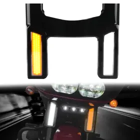 HA-01 LUXEMOTO Front Fork Turn Signal Light Shock Harley Road