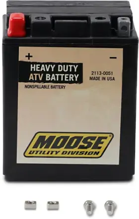 Moose Racing F8a98n5mqn Mu Agm Maintenance Free Battery Ytx14ah-bs Polaris Pro 785 99-00
