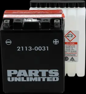 T165I5XBC0 PARTS UNLIMITED Agm Battery 1000 Tigershark