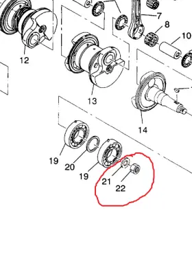3083093 POLARIS Pro Flywheel Nut Washer Sl Slx 650 750 #3