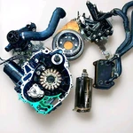 Sea Doo 03 04 Gtx 185 Timing Drive Gear Pto Cover Stator Coil 420811579 Rxp Rxt. Fixed Price $199.99.