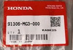 Honda 91306-mg3-000 O-ring Genuine Oem New (set Of 2). Fixed Price $8.99.