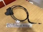 02 Polaris Virage Throttle Cable & Split Block 7081065 5433081 #2. Fixed Price $40.00.