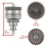 Starter Drive Bendix For Kawasaki 750 St Sts Xi Zxi Xir Sxi. Fixed Price $57.99.