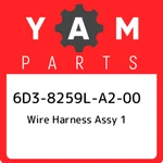 6d3-8259l-a2-00 Yamaha Wire Harness Assy 1 6d38259la200, New Genuine Oem Part. Fixed Price $1410.48.
