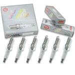 6 Pcs Ngk Laser Iridium Spark Plugs For 1986-1987 Oldsmobile 98 3.8l V6 - Rx. Fixed Price $77.82.