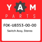 F0k-u8353-00-00 Yamaha Switch Assy, Stereo F0ku83530000, New Genuine Oem Part. Fixed Price $119.18.