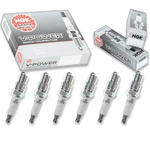 6 Pcs Ngk V-power Spark Plugs For 1973-1974 Chevrolet Malibu 4.1l L6 - Xg. Fixed Price $25.55.