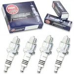 4pcs 88-90 Yamaha Sv80e Snoscoot (electric Start) Ngk Iridium Ix Spark Plugs Fs. Fixed Price $53.89.