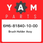 6m6-81840-10-00 Yamaha Brush Holder Assy 6m6818401000, New Genuine Oem Part. Fixed Price $118.97.