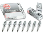 8 Pcs Ngk V-power Spark Plugs For 1957 Oldsmobile 88 6.1l V8 - Engine Kit Py. Fixed Price $32.50.