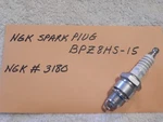 Ngk Spark Plug Bpz8hs-15, Ngk# 3180. Fixed Price $3.50.