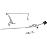 Drag Specialties 1622-0193 Chrome Forward Control Kit For 91-17 Fxd Dyna No Pegs. Fixed Price $453.15.
