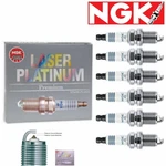 6 Pack Ngk Laser Platinum Spark Plugs 7696 Pzfr6h Tune Up Uz. Fixed Price $87.99.
