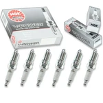 6 Pcs Ngk V-power Spark Plugs For 1995 Chevrolet Monte Carlo 3.4l V6 - Ms. Fixed Price $25.70.