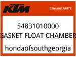 Ktm Oem Part 54831010000 Gasket Float Chamber. Fixed Price $13.16.