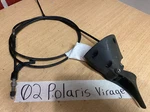 02 Polaris Virage Throttle Cable & Lever 5433079 7081065 #1. Fixed Price $40.00.