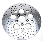 Drag Specialties Rear 11.5 In. Stainless Steel Drilled Brake Rotor - 1710-1904. Fixed Price $180.49.