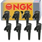 8 Pc Ngk Ignition Coils For 2000-2006 Lincoln Ls 3.9l V8 Spark Plug Wire Kk. Fixed Price $209.99.