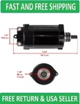 New Starter For Sea Doo 951 Xp Di Limited 1998 1999 2000 2001 2002 2003 2004 Oem. Fixed Price $66.65.