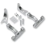 Drag Specialties Chrome Passenger Floorboard Mount Kit - 1621-0512. Fixed Price $324.40.