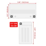 Caltric Agm Battery For Polaris Sportsman Sp 570 2015 2016 2017 2018 2019. Fixed Price $79.49.