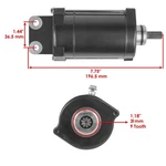 Starter For Yamaha 6d3-81800-00-00. Fixed Price $95.99.