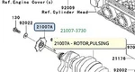 Kawasaki Oem 21007-3730 Rotorpulsing. Fixed Price $25.95.