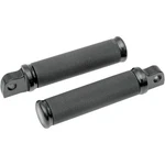 Drag Specialties Black Knurled Footpegs - Harley Dyna Sportster Fxr Pegs Chopper. Fixed Price $54.01.