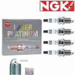4 Pack Ngk Spark Plug Set 4717 Pmr9b For Kawasaki Ultra 250 260 300 310 X Lx R. Fixed Price $69.95.