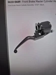 Drag Specialties - 0610-0689 9/16in. Single-disc Master Cylinder With Lever.... Fixed Price $175.00.