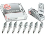 8 Pcs Ngk V-power Spark Plugs For 1970 Chevrolet Monte Carlo 5.7l V8 - Yd. Fixed Price $32.97.