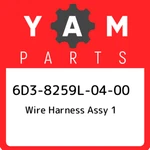 6d3-8259l-04-00 Yamaha Wire Harness Assy 1 6d38259l0400, New Genuine Oem Part. Fixed Price $2782.90.
