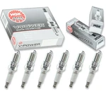 6 Pcs Ngk V-power Spark Plugs For 2001-2002 Oldsmobile Aurora 3.5l V6 - Sc. Fixed Price $27.02.