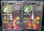 Pair Of E3 Spark Plugs E3.36 2 Diamond Fire Tech Hd# 6r12 Champion Ngk. Fixed Price $11.05.